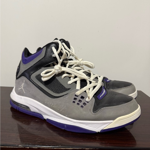 Nike Air Jordan Flight 23 RST Black Grey Purple  512234-017 Men\'s Shoe Size 12 main image 2